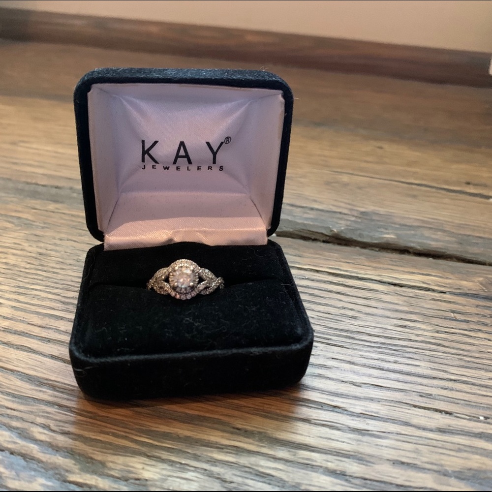 Authentic Diamond Engagement Ring